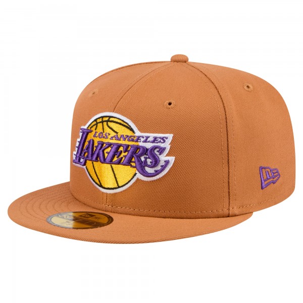 Бейсболка New Era Los Angeles Lakers Color Pack 59FIFTY - Tan