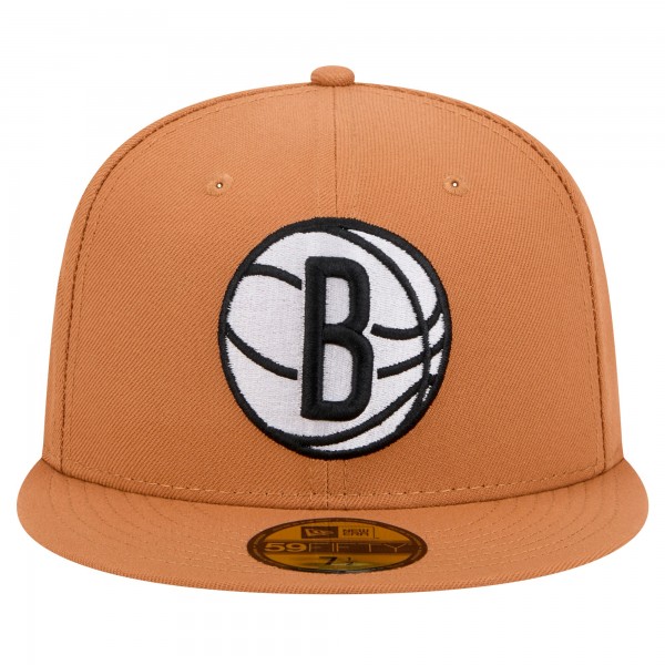 Бейсболка New Era Brooklyn Nets Color Pack 59FIFTY - Tan