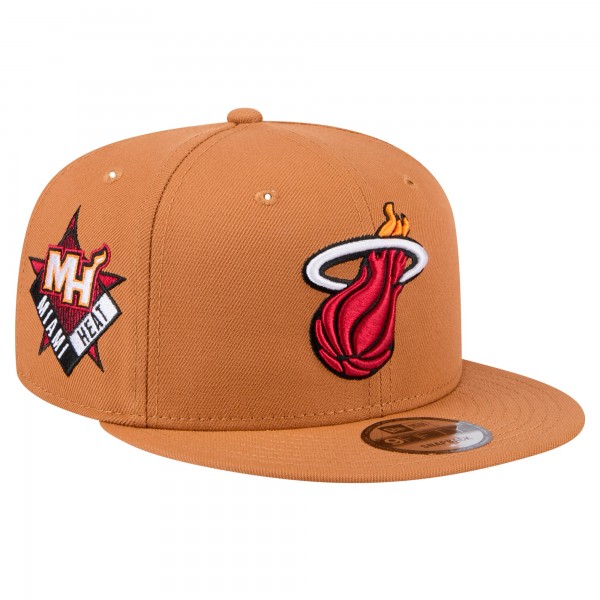 Бейсболка Miami Heat New Era Tan Color Pack 9FIFTY