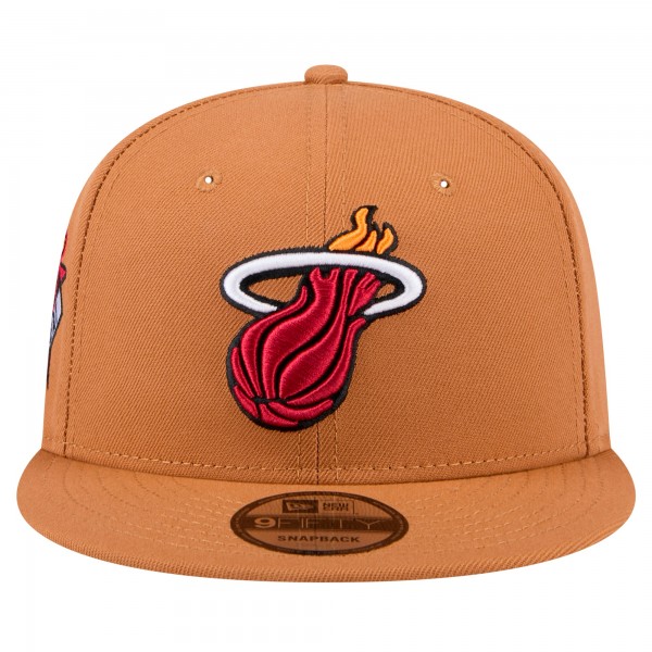 Бейсболка Miami Heat New Era Tan Color Pack 9FIFTY