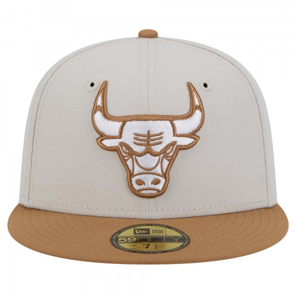 Бейсболка Chicago Bulls New Era Color Pack 59FIFTY - Cream/Tan