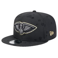 Бейсболка New Orleans Pelicans New Era Black Midnight Ink Pop Outline 9FIFTY
