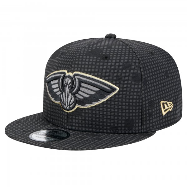 Бейсболка New Orleans Pelicans New Era Black Midnight Ink Pop Outline 9FIFTY