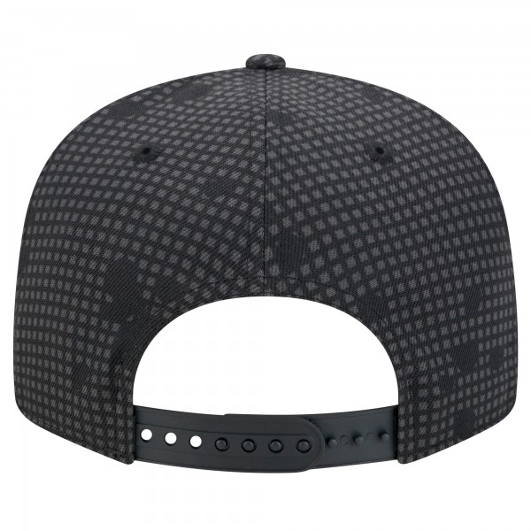 Бейсболка New Orleans Pelicans New Era Black Midnight Ink Pop Outline 9FIFTY