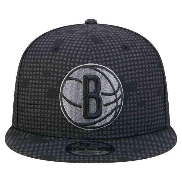Бейсболка Brooklyn Nets New Era Midnight Ink Pop Outline 9FIFTY - Black