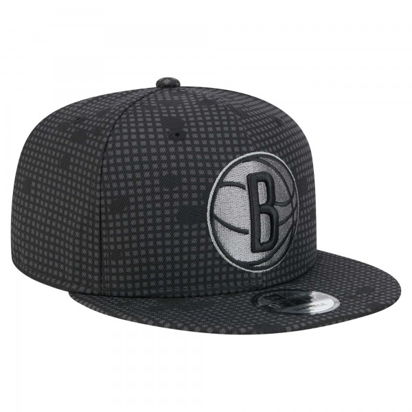 Бейсболка Brooklyn Nets New Era Midnight Ink Pop Outline 9FIFTY - Black