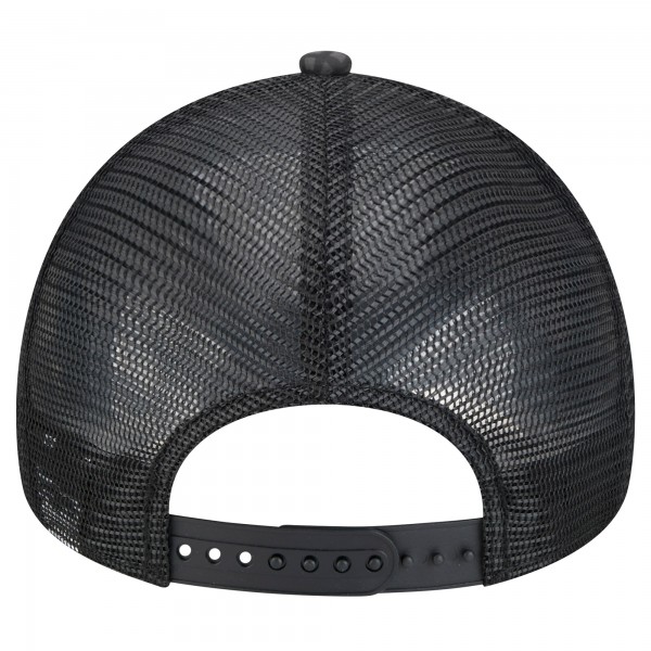Бейсболка Los Angeles Lakers New Era Midnight Ink Tonal A-Frame Trucker 9FORTY - Black