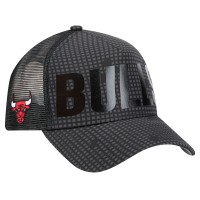 Бейсболка Chicago Bulls New Era Male Adult Midnight Ink Tonal A-Frame Trucker 9FORTY - Black