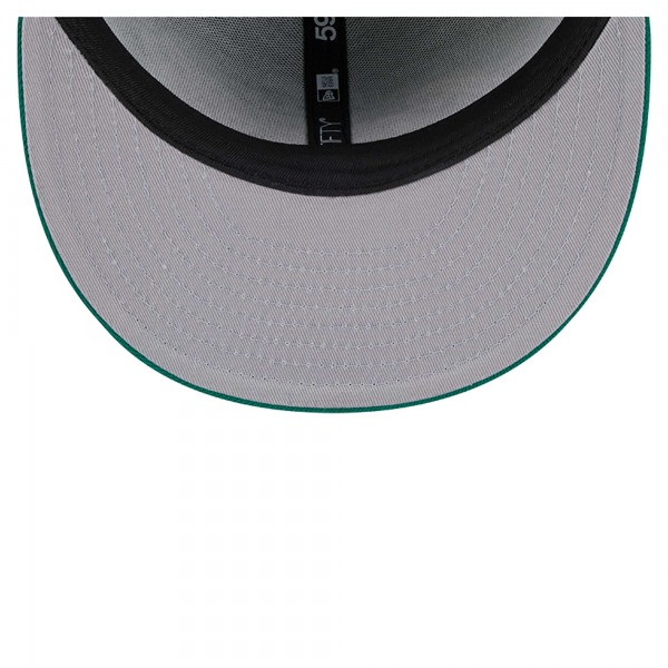 Бейсболка Boston Celtics New Era Sport Night Script Sided 59FIFTY - Kelly Green