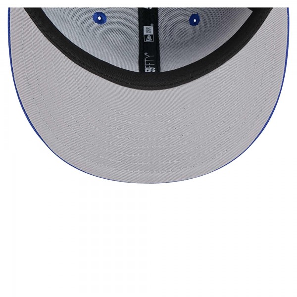 Бейсболка Philadelphia 76ers New Era Royal Sport Night Script Sided 59FIFTY