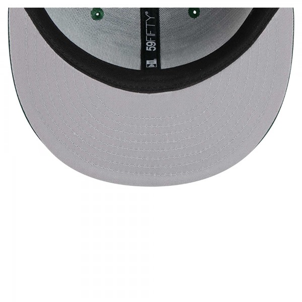 Бейсболка Milwaukee Bucks New Era Hunter Green Sport Night Script Sided 59FIFTY