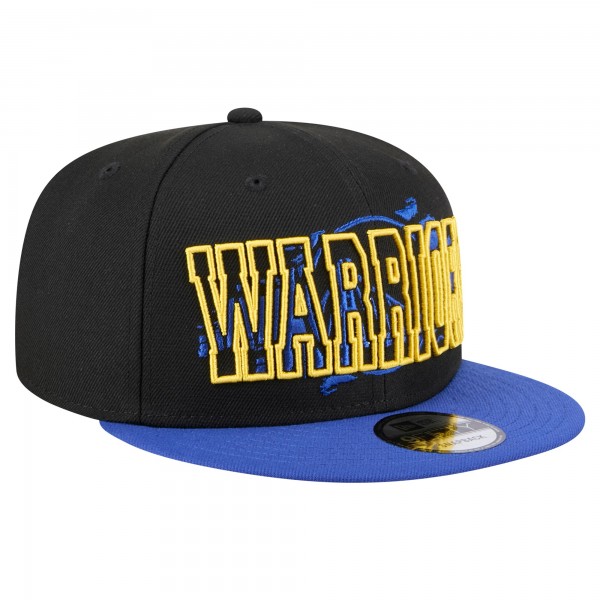 Бейсболка Golden State Warriors New Era Sport Night Splatter 2-Tone 9FIFTY - Black/Royal