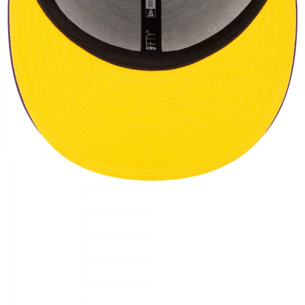 Бейсболка Los Angeles Lakers New Era Sport Night Splatter 2-Tone 9FIFTY - Black/Purple