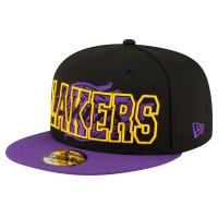 Бейсболка Los Angeles Lakers New Era Sport Night Splatter 2-Tone 9FIFTY - Black/Purple