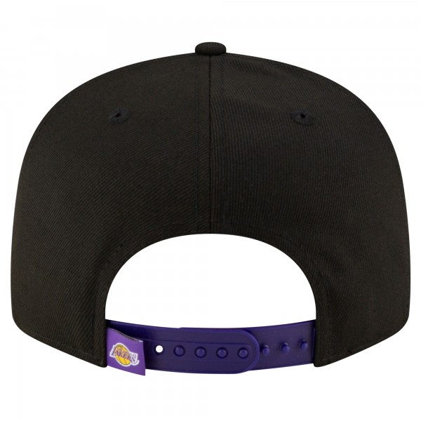 Бейсболка Los Angeles Lakers New Era Sport Night Splatter 2-Tone 9FIFTY - Black/Purple