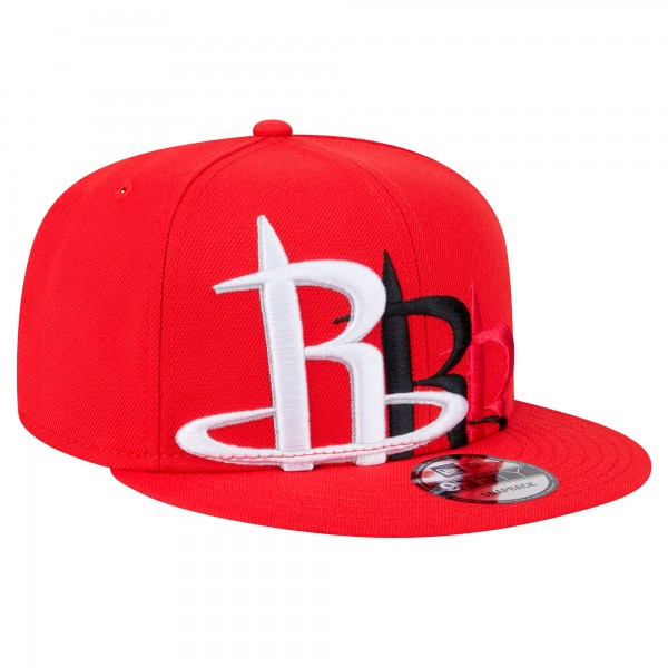 Бейсболка Houston Rockets New Era Red Sport Night Team Shadow 9FIFTY