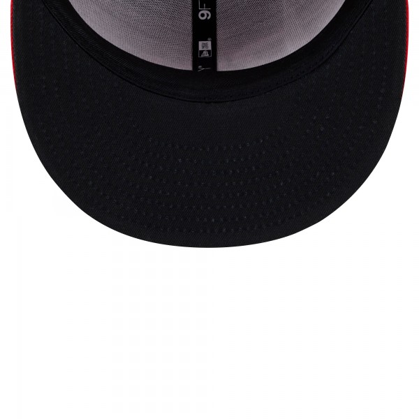 Бейсболка Houston Rockets New Era Red Sport Night Team Shadow 9FIFTY