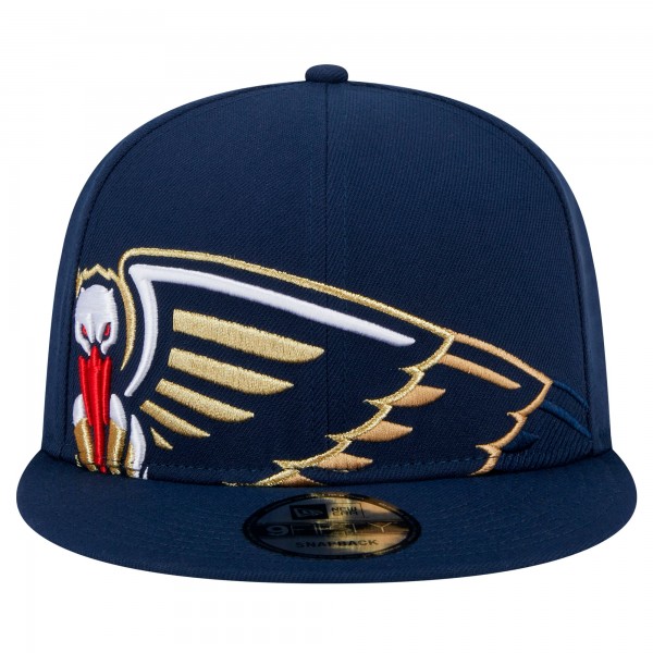 Бейсболка New Orleans Pelicans New Era Navy Sport Night Team Shadow 9FIFTY