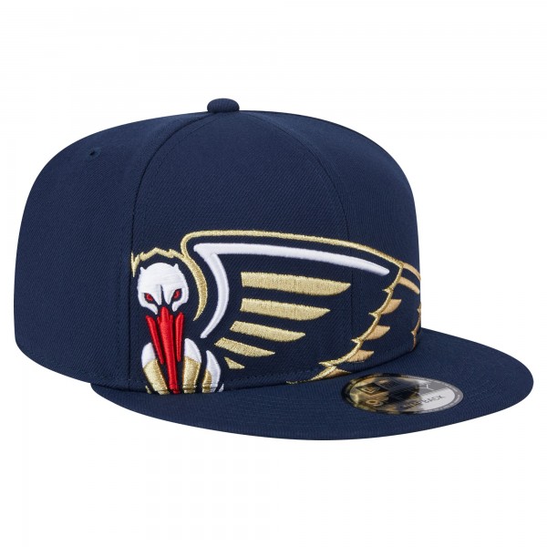 Бейсболка New Orleans Pelicans New Era Navy Sport Night Team Shadow 9FIFTY