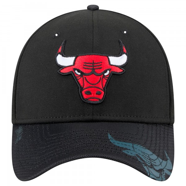 Бейсболка Chicago Bulls New Era Sport Night Visor Hit 39THIRTY - Black