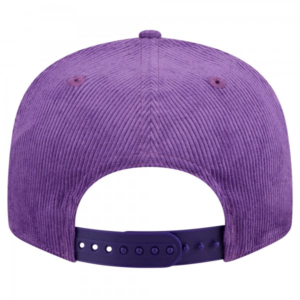 Бейсболка Los Angeles Lakers New Era Throwback Display Corduroy 9FIFTY - Purple