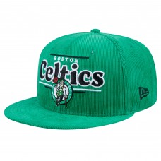 Бейсболка Boston Celtics New Era Throwback Display Corduroy 9FIFTY - Kelly Green