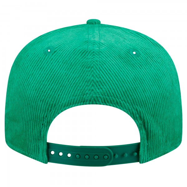 Бейсболка Boston Celtics New Era Throwback Display Corduroy 9FIFTY - Kelly Green