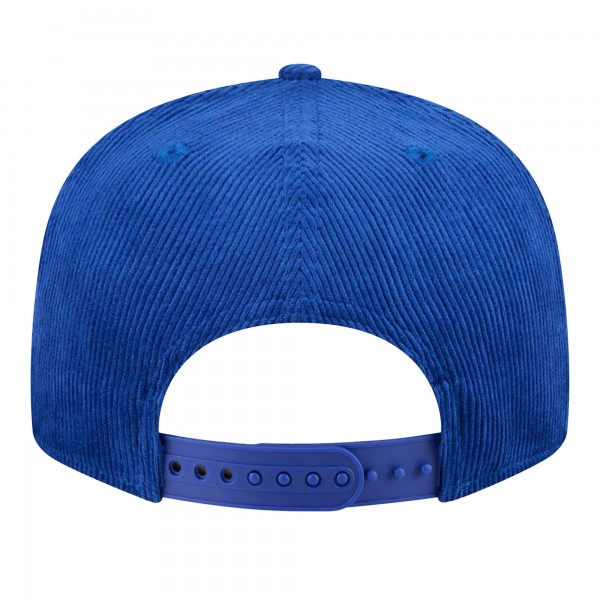 Бейсболка Golden State Warriors New Era Throwback Display Corduroy 9FIFTY - Royal