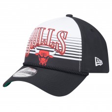 Бейсболка New Era Chicago Bulls Black Throwback Gradient A-Frame 9FORTY