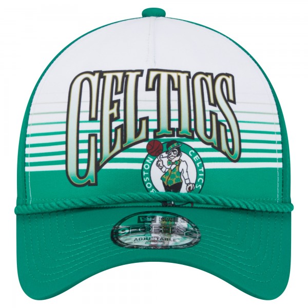 Бейсболка New Era Boston Celtics Kelly Green Throwback Gradient A-Frame 9FORTY