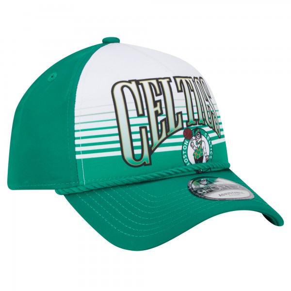 Бейсболка New Era Boston Celtics Kelly Green Throwback Gradient A-Frame 9FORTY