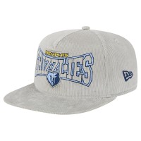 Бейсболка Memphis Grizzlies New Era Throwback Corduroy Golfer - Gray
