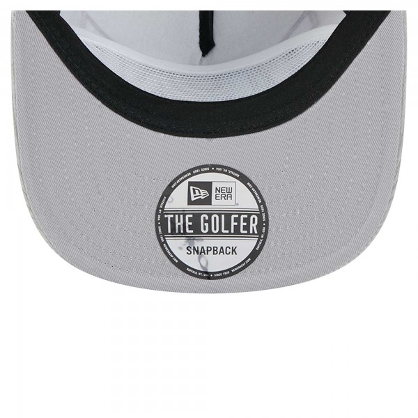 Бейсболка Miami Heat New Era Gray Throwback Corduroy Golfer
