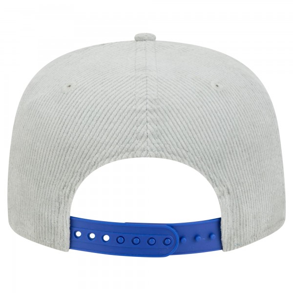 Philadelphia 76ers New Era Gray Throwback Corduroy Golfer Snapback Hat