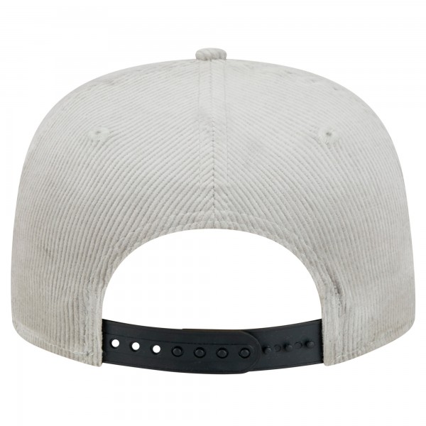 Бейсболка Chicago Bulls New Era Throwback Corduroy Golfer - Gray