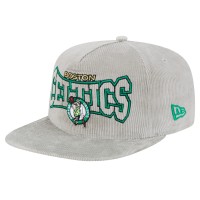 Бейсболка Boston Celtics New Era Throwback Corduroy Golfer - Gray