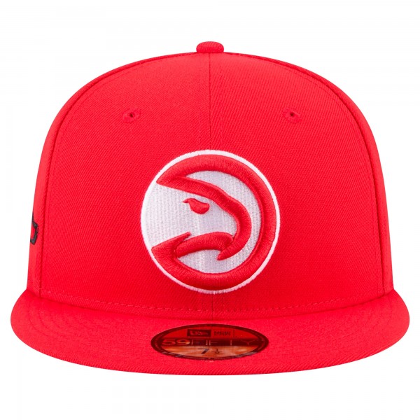 Бейсболка Atlanta Hawks New Era Throwback Pennant 59FIFTY - Red