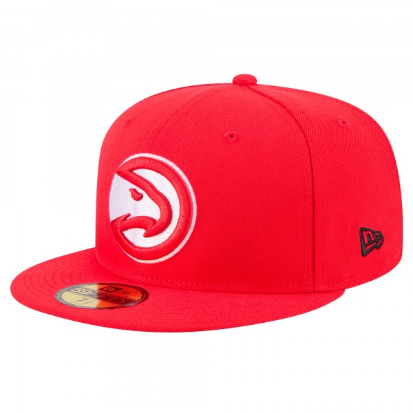 Бейсболка Atlanta Hawks New Era Throwback Pennant 59FIFTY - Red