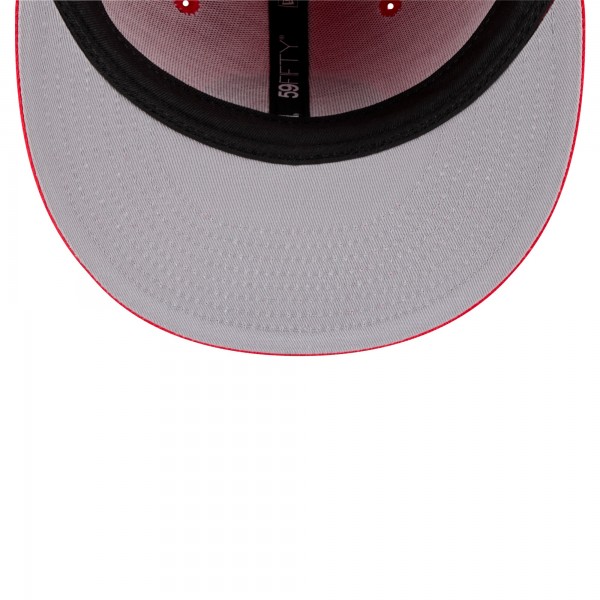 Бейсболка Atlanta Hawks New Era Throwback Pennant 59FIFTY - Red
