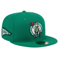Бейсболка Boston Celtics New Era Throwback Pennant 59FIFTY - Kelly Green