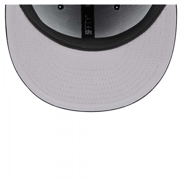 Бейсболка Chicago Bulls New Era Throwback Pennant 59FIFTY - Black