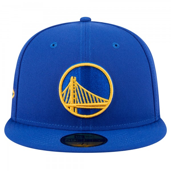 Бейсболка Golden State Warriors New Era Royal Throwback Pennant 59FIFTY