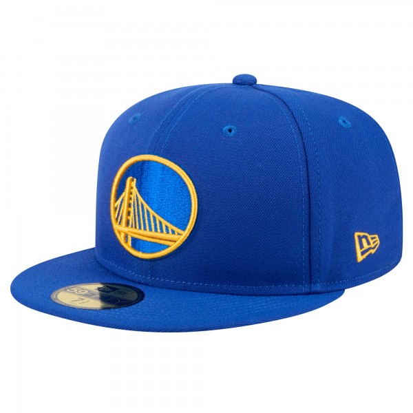 Бейсболка Golden State Warriors New Era Royal Throwback Pennant 59FIFTY