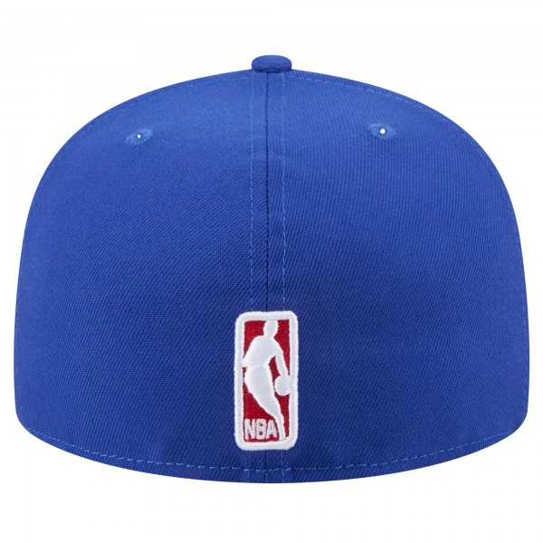 Бейсболка Philadelphia 76ers New Era Royal Throwback Pennant 59FIFTY