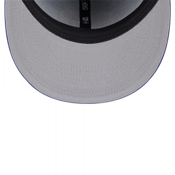 Бейсболка New York Knicks New Era Blue Throwback Pennant 59FIFTY