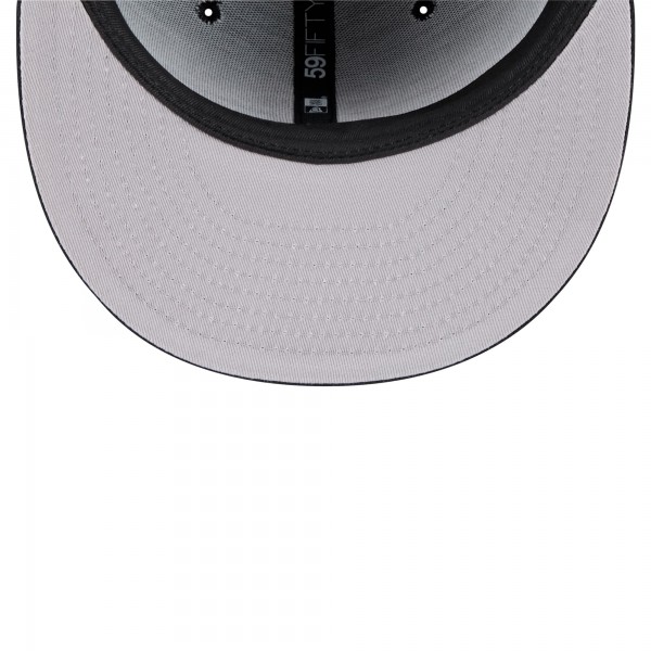 Бейсболка  Miami Heat New Era Black Throwback Pennant 59FIFTY