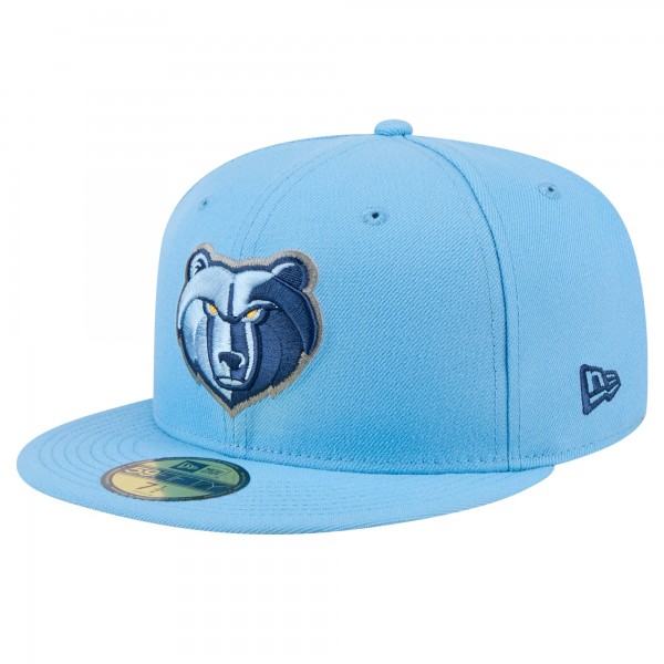 Бейсболка Memphis Grizzlies New Era Throwback Pennant 59FIFTY - Light Blue