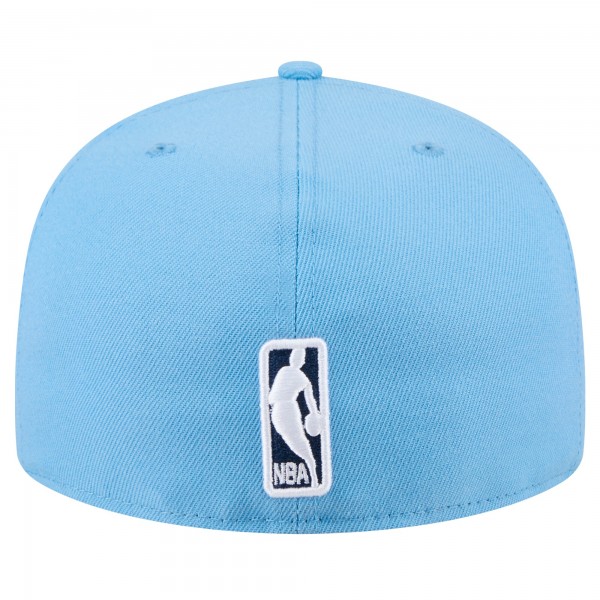 Бейсболка Memphis Grizzlies New Era Throwback Pennant 59FIFTY - Light Blue