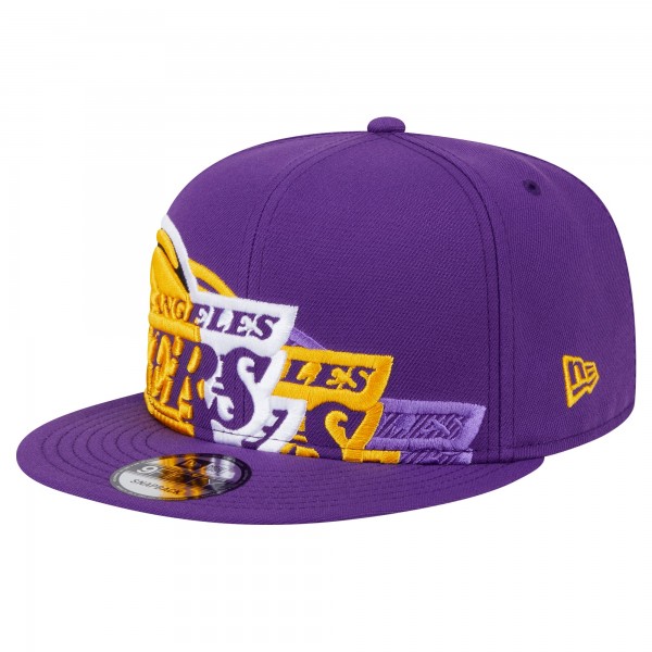 Бейсболка Los Angeles Lakers New Era Youth Sport Night Team Shadow 9FIFTY - Purple