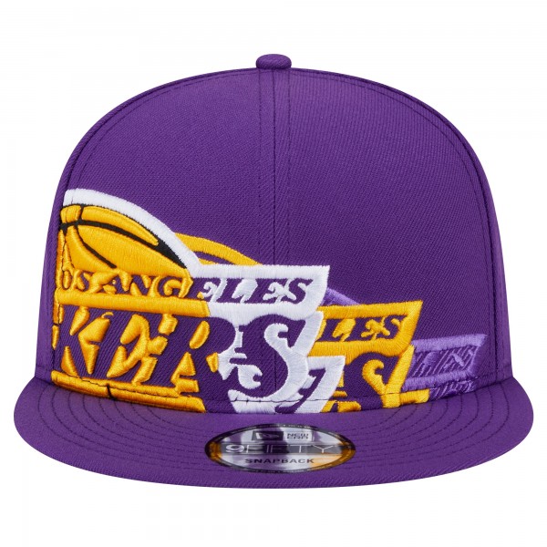 Бейсболка Los Angeles Lakers New Era Youth Sport Night Team Shadow 9FIFTY - Purple